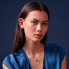 Sif Jakobs Jewellery - Halskette Ellisse Carezza - 18K vergoldet mit blauen Zirkonia - Beautiful Joy