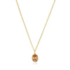 Sif Jakobs Jewellery - Halskette Ellisse Carezza - 18k vergoldet, mit champagnerfarbenen Zirkonia - Beautiful Joy