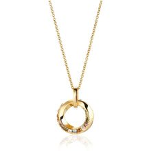  Sif Jakobs Jewellery - Halskette Ferrara - 18K Gold Plattiert Mit Bunten Zirkonia - Beautiful Joy