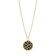  Sif Jakobs Jewellery - Halskette Novara - 18K Gold Plattiert Mit Schwarzen Zirkonia (45-60Cm) - Beautiful Joy