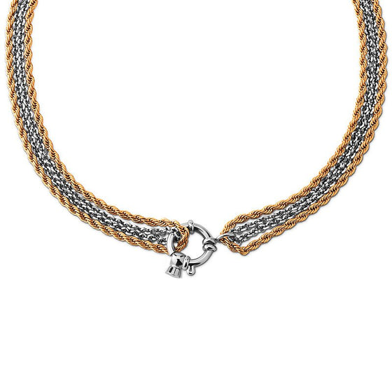 Melano Jewelry - Halskette Olivia - Gold + Silber - Beautiful Joy