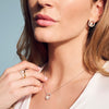 Sif Jakobs Jewellery - Halskette Ponza Circolo mit Süsswasserperlen und weissen Zirkonia - Beautiful Joy