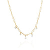 Sif Jakobs Jewellery - Halskette Rimini - 18K Gold Plattiert Mit Weissen Zirkonia - Beautiful Joy