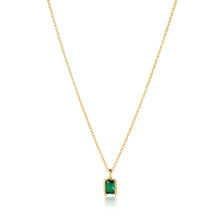  Sif Jakobs Jewellery - Halskette Roccanova Piccolo - 18k vergoldet, mit grünen zirconia - Gold - Beautiful Joy