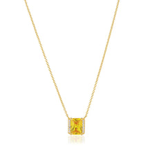  Sif Jakobs Jewellery - Halskette Roccanova X-Grande vergoldet mit gelben und weissen Zirkonia - Beautiful Joy