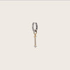 Sif Jakobs Jewellery - Hoop Charm Circolo Lungo - 18K vergoldet mit weissen Zirkonia - Beautiful Joy