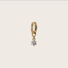 Sif Jakobs Jewellery - Hoop Charm Circolo Uno - 18K vergoldet mit weissen Zirkonia - Beautiful Joy