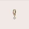Sif Jakobs Jewellery - Hoop Charm Lati Quattro - 18K vergoldet mit weissen Zirkonia - Beautiful Joy