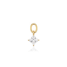  Sif Jakobs Jewellery - Hoop Charm Lati Quattro - 18K vergoldet mit weissen Zirkonia - Beautiful Joy