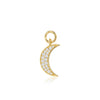 Sif Jakobs Jewellery - Hoop Charm Luna  - 18K vergoldet mit weissen Zirkonia - Beautiful Joy