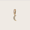 Sif Jakobs Jewellery - Hoop Charm Luna  - 18K vergoldet mit weissen Zirkonia - Beautiful Joy