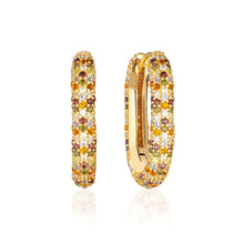  Sif Jakobs Jewellery - Ohrringe Capri Medio - 18K vergoldet mit bunten Zirkonia-Steinen - Beautiful Joy