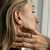 Sif Jakobs Jewellery - Ohrringe Capri Medio Pianura - 18K Gold Plattiert - Beautiful Joy