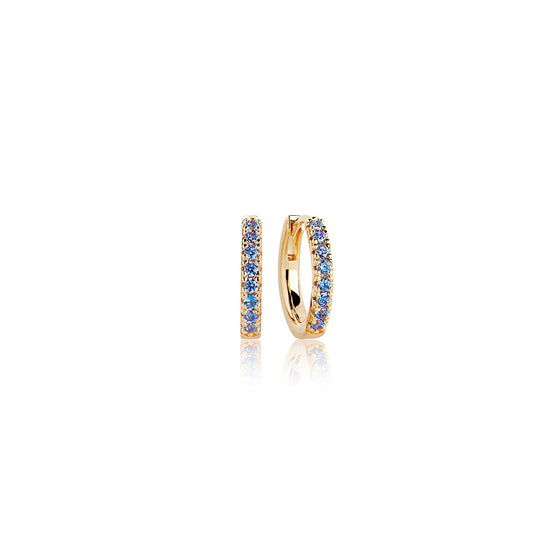 Sif Jakobs Jewellery - Ohrringe Ellera - 18K Gold Plattiert Mit Blauen Zirkonia - Beautiful Joy