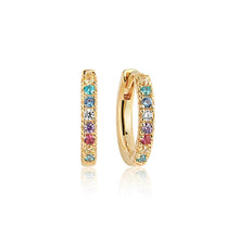  Sif Jakobs Jewellery - Ohrringe Ellera - 18K Gold Plattiert Mit Bunten Zirkonia - Beautiful Joy