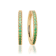  Sif Jakobs Jewellery - Ohrringe Ellera Grande - 18k vergoldet, mit grünem Farbverlauf - Beautiful Joy