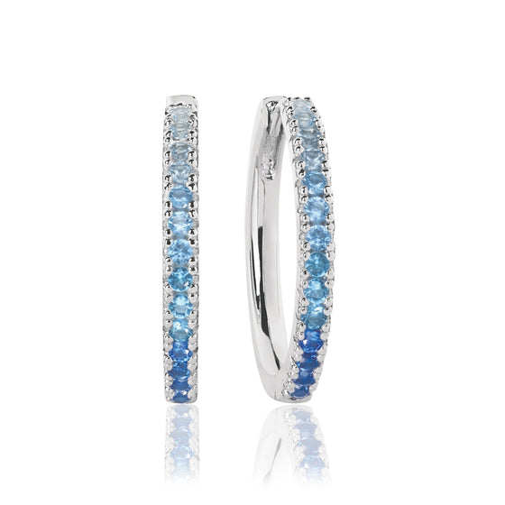 Sif Jakobs Jewellery - Ohrringe Ellera Grande - mit Farbverlauf aus blauen und weissen Zirkonia - Beautiful Joy