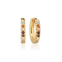  Sif Jakobs Jewellery - Ohrringe Ellera Medio - 18K Gold Plattiert Mit Bunten Zirkonia - Beautiful Joy