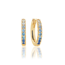  Sif Jakobs Jewellery - Ohrringe Ellera Medio - 18K vergoldet mit Farbverlauf aus blauen und weissen Zirkonia - Beautiful Joy