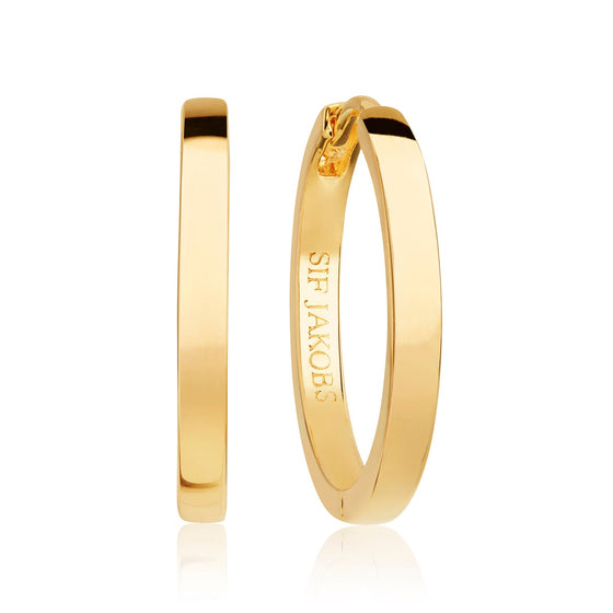 Sif Jakobs Jewellery - Ohrringe Ellera Pianura Grande - 18K Gold Plattiert - Beautiful Joy