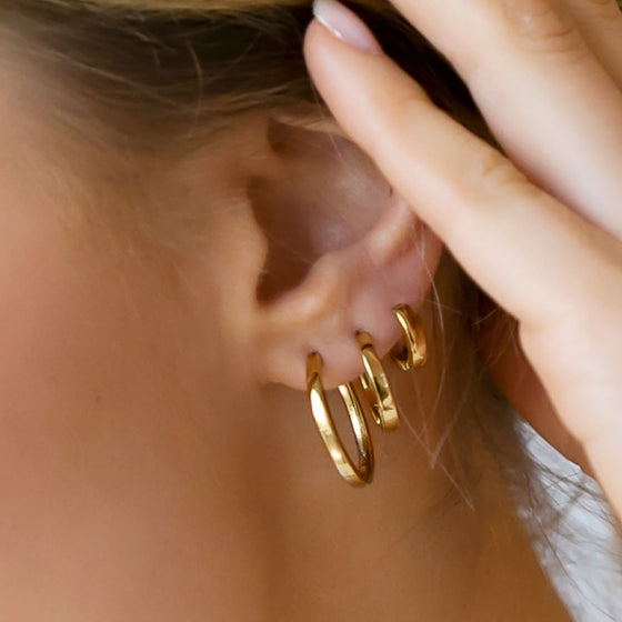 Sif Jakobs Jewellery - Ohrringe Ellera Pianura Piccolo - 18K Gold Plattiert - Beautiful Joy