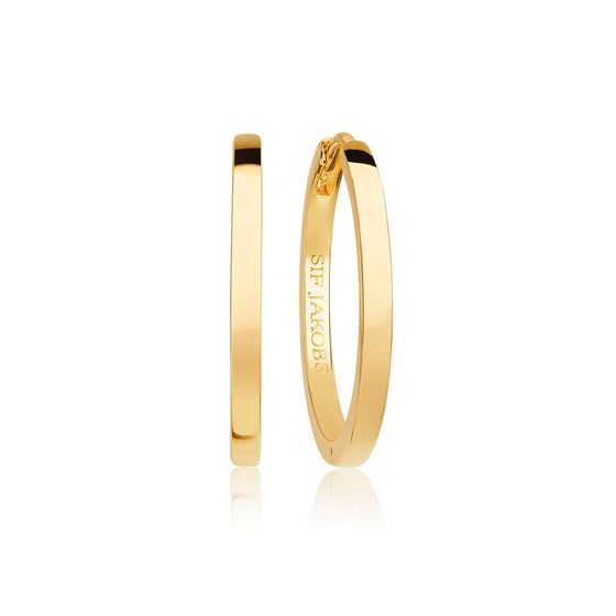 Sif Jakobs Jewellery - Ohrringe Ellera Pianura X-Grande - 18K Gold Plattiert - Beautiful Joy