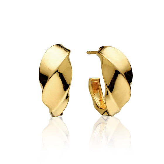 Sif Jakobs Jewellery - Ohrringe Ferrara Ardito Pianura - 18K Gold Plattiert - Beautiful Joy