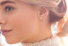 Sif Jakobs Jewellery - Ohrringe Portofino Piccolo Mit Weissen Zirkonia - 18K Gold Plattiert - Beautiful Joy