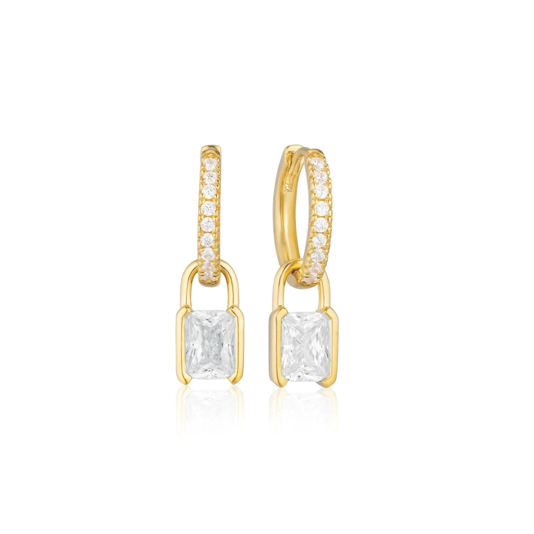  Sif Jakobs Jewellery - Ohrringe Roccanova - 18k vergoldet, mit weissen Zirkonia - Gold - Beautiful Joy