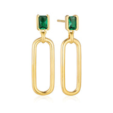  Sif Jakobs Jewellery - Ohrringe Roccanova Lungo - 18k vergoldet, mit grünen zirconia - Gold - Beautiful Joy