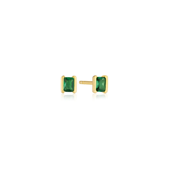 Sif Jakobs Jewellery - Ohrringe Roccanova Piccolo - 18k vergoldet, mit grünen zirconia - Gold - Beautiful Joy