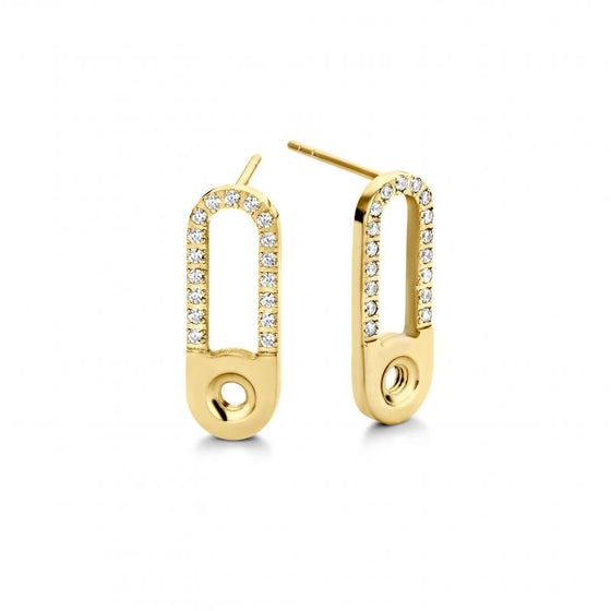 Melano Jewelry - Ohrringe Tedd cz - Gold - Beautiful Joy