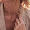 Sif Jakobs Jewellery - Ring Belluno - 18K Gold Plattiert Mit Weissen Zirkonia - 50 – 16.00 mm - Beautiful Joy