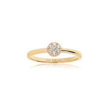  Sif Jakobs Jewellery - Ring Cecina - 18K Gold Plattiert Mit Weissen Zirkonia - 50 – 16.00 mm - Beautiful Joy