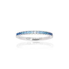  Sif Jakobs Jewellery - Ring Ellera - mit Farbverlauf aus blauen und weissen Zirkonia - 50 - 16.00 mm - Beautiful Joy