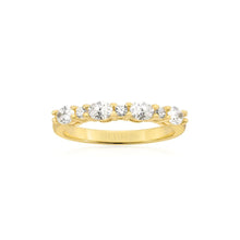  Sif Jakobs Jewellery - Ring Ellera Ovale - 18k vergoldet, mit weissen Zirkonia - 50 - 16.00 mm - Beautiful Joy
