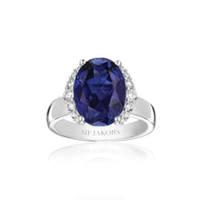  Sif Jakobs Jewellery - Ring Ellisse Grande - mit blauen Zirkonia - 52 - 16.50 mm - Beautiful Joy