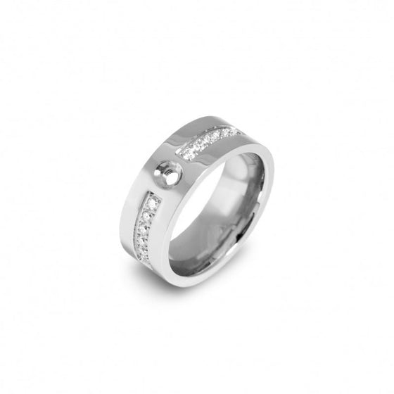 Melano Jewelry - Ring Flat cz - Silber - Beautiful Joy
