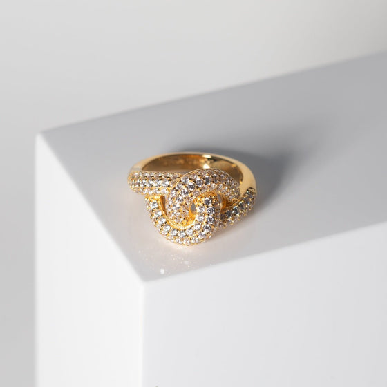 Sif Jakobs Jewellery - Ring Imperia - 18K vergoldet mit weissen Zirkonia - 50 - 16.00 mm - Beautiful Joy