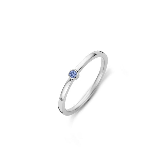 Melano Jewelry - Ring Mini CZ Jeans Blue - Silber - Beautiful Joy