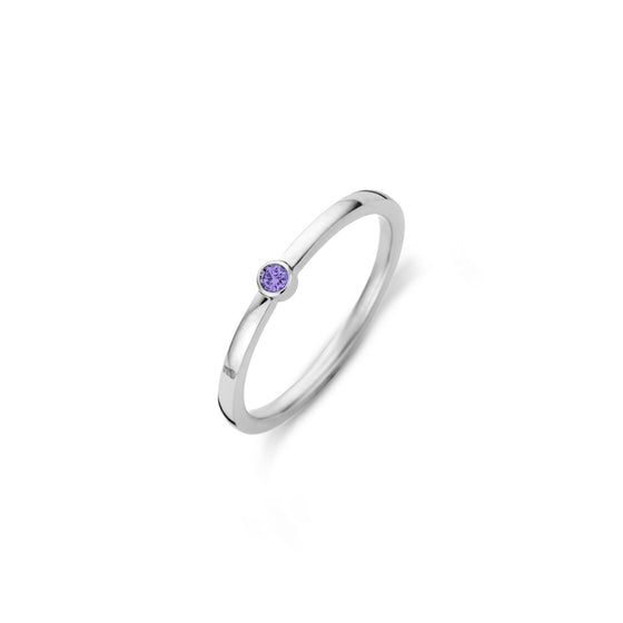 Melano Jewelry - Ring Mini CZ Tanzanite - Silber - Beautiful Joy