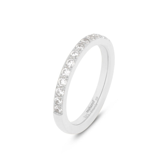 Melano Jewelry - Ring Saddy Crystal - Silber - Beautiful Joy