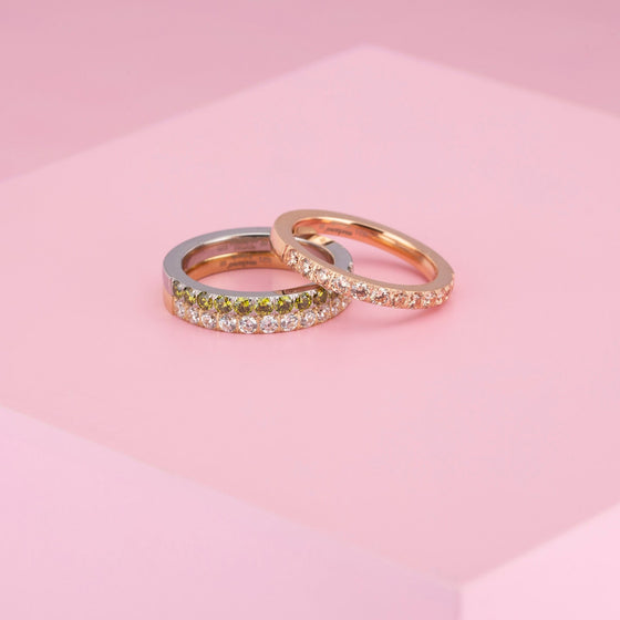 Melano Jewelry - Ring Saddy Crystal - Gold - Beautiful Joy
