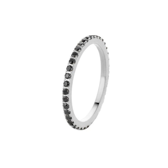 Melano Jewelry - Ring Sadé cz - Black - Beautiful Joy