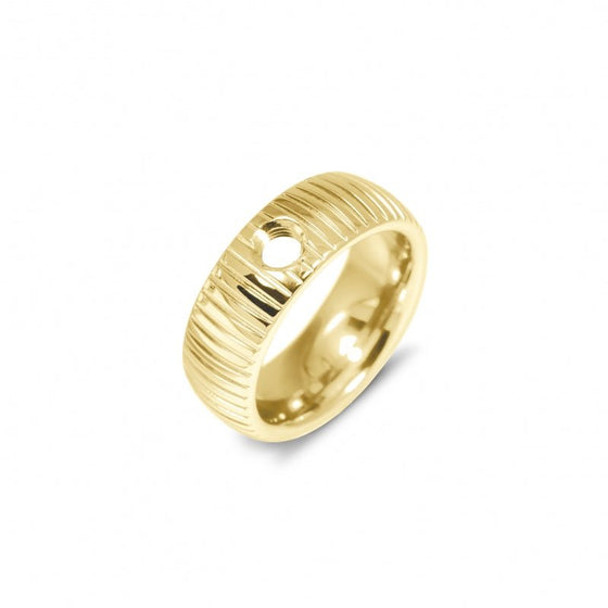 Melano Jewelry - Ring Striped - Gold - Beautiful Joy