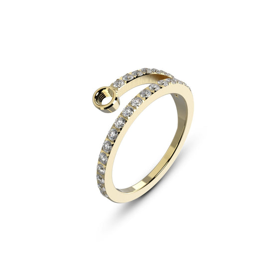Melano Jewelry - Ring Tamina CZ - Gold - Beautiful Joy