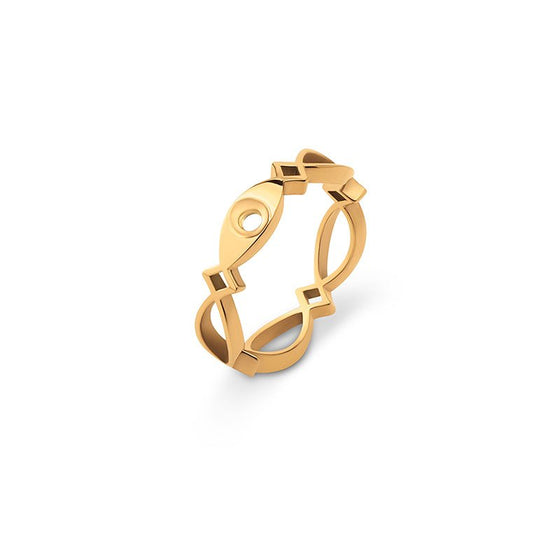 Melano Jewelry - Ring Trix - Gold - Beautiful Joy