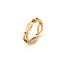  Melano Jewelry - Ring Trix - Gold - Beautiful Joy