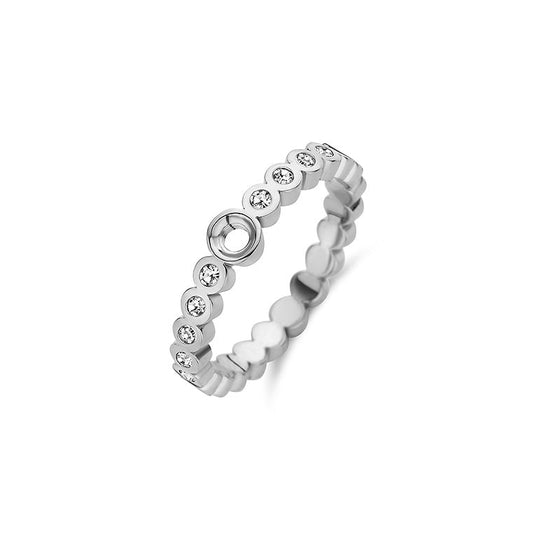 Melano Jewelry - Ring Wave cz - Silber - Beautiful Joy