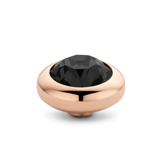 Melano Jewelry - Wechselstein Basic CZ Vivid 5mm - Transparent Black - Beautiful Joy